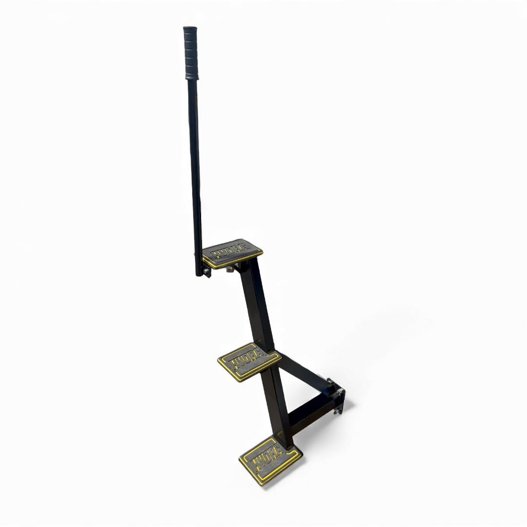 Escada para carretinha rodoviária - Zincada - Pintura a pó